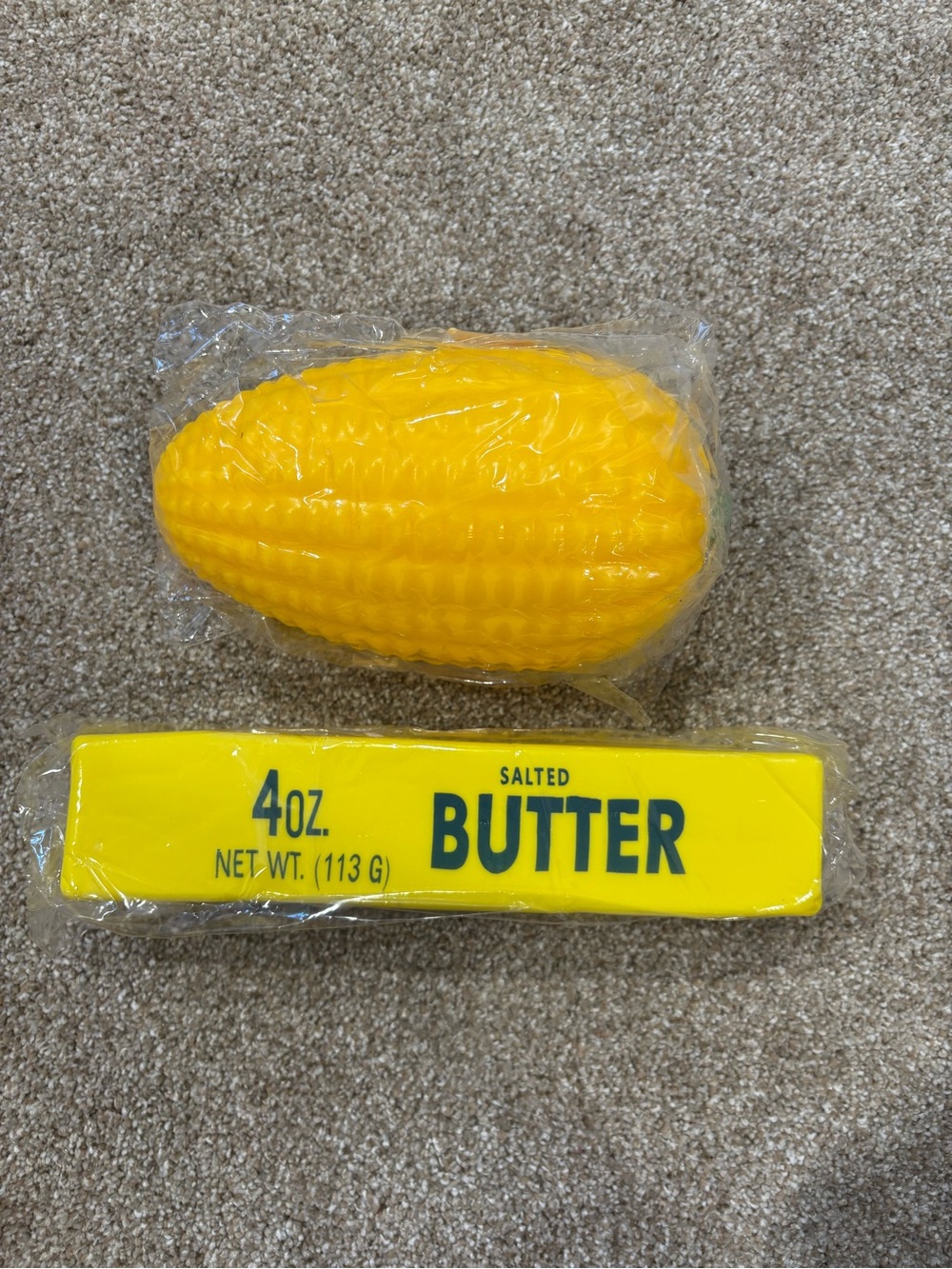 Jumbo Foam Butter & Jumbo Squishy Corn